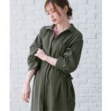 コットンスキッパーシャツワンピース | ikka  | 詳細画像2 