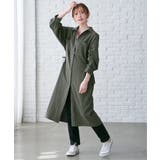 コットンスキッパーシャツワンピース | ikka  | 詳細画像3 