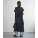 ウェストギャザーシャツワンピース | ikka  | 詳細画像9 
