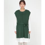 ニットベストアンサンブルワンピース | ikka | 詳細画像4