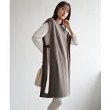 【2点セット】サイドボタンニットベストセットワンピース | ikka | 詳細画像8