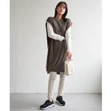 【2点セット】サイドボタンニットベストセットワンピース | ikka | 詳細画像10