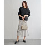 ブラック | 【2点セット】2WAYラメプルオーバー プリーツスカートセット【親子コーデ】 | ikka