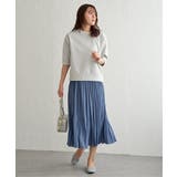 ライトグレー | 【2点セット】2WAYラメプルオーバー プリーツスカートセット【親子コーデ】 | ikka