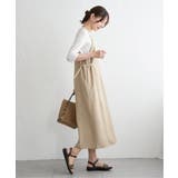 ベージュ | 【2点セット】サイドバックルジャンスカセット | ikka 