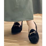 ブラック | フラットビットローファー | ikka 