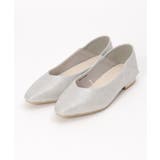 シルバー | スクエアヒールパンプス | ikka 