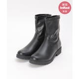 ブラック | 【雑誌InRed1月号掲載】ソフトトラックソールブーツ | ikka 