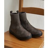 チャコール | ニットスニーカーブーツ | ikka