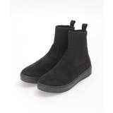 ブラック | ニットスニーカーブーツ | ikka