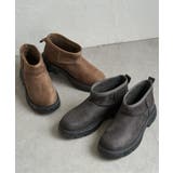 ムートンショートヒールブーツ | ikka  | 詳細画像13 