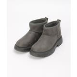 ムートンショートヒールブーツ | ikka  | 詳細画像14 