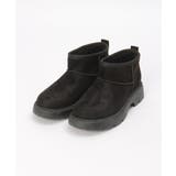 ムートンショートヒールブーツ | ikka  | 詳細画像1