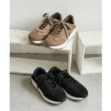 【雑誌InRed11月号掲載】サテンスエードコンビスニーカー | ikka  | 詳細画像2 