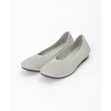 シルバー | 洗えるメッシュスクエアパンプス | ikka 