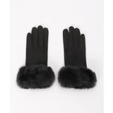 エコスエードファー付きグローブ | ikka  | 詳細画像3 