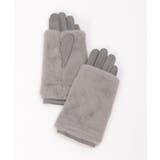 3WAYファー&スエードグローブ | ikka  | 詳細画像1 