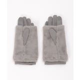 3WAYファー&スエードグローブ | ikka  | 詳細画像2 