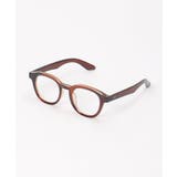 ブラウン | ウエリントン型 伊達メガネ | ikka 