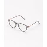 グレー | 伊達クラウン型ブルーライトカットメガネ | ikka 