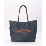 ダークブルー | 撥水ロゴ入りビッグトートバッグ | ikka 