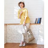 撥水ロゴ入りビッグトートバッグ | ikka  | 詳細画像4 