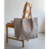 撥水ロゴ入りビッグトートバッグ | ikka  | 詳細画像8 