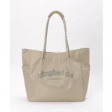 撥水ロゴ入りビッグトートバッグ | ikka  | 詳細画像16 