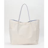 撥水ロゴ入りビッグトートバッグ | ikka  | 詳細画像18 