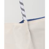 撥水ロゴ入りビッグトートバッグ | ikka  | 詳細画像28 