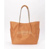 オレンジ | 撥水ロゴ入りビッグトートバッグ | ikka 