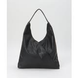 ブラック | PUソフトワンショルダーバッグ | ikka