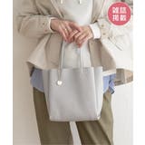 グレー | 【雑誌InRed11月号掲載】GOKU楽PU三層ミニトートバッグ【軽量】 | ikka