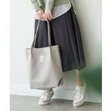 グレイ | 【軽量】GOKU楽PUトートバッグ | ikka
