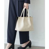 PUサイド切り替えトートバッグ | ikka  | 詳細画像6 