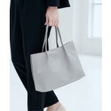 PUサイド切り替えトートバッグ | ikka  | 詳細画像1 