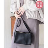 ブラック | 【雑誌InRed11月号掲載】GOKU楽PUミニショルダーバッグ【軽量】 | ikka 