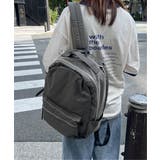 撥水ナイロン8ポケットリュック | ikka  | 詳細画像7 