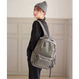 撥水ナイロン8ポケットリュック | ikka  | 詳細画像9 