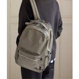 撥水ナイロン8ポケットリュック | ikka  | 詳細画像10 