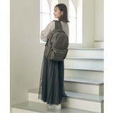 撥水ナイロン8ポケットリュック | ikka  | 詳細画像15 