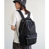 撥水ナイロン8ポケットリュック | ikka  | 詳細画像18 