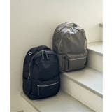 撥水ナイロン8ポケットリュック | ikka  | 詳細画像23 