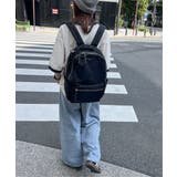 撥水ナイロン8ポケットリュック | ikka  | 詳細画像4 