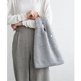 シルバー | シャギークリテトートバッグ | ikka