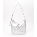 シルバー | スクエアビッグショルダーバッグ | ikka 