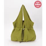 ライムグリーン | 【雑誌InRed4月号掲載】撥水ドロストポケバルーントート | ikka 