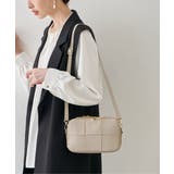 編み込みスクエアショルダーバッグ | ikka  | 詳細画像21 