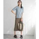 【雑誌InRed6月号掲載】雑材カラー持ち手2WAYバッグ | ikka  | 詳細画像11 