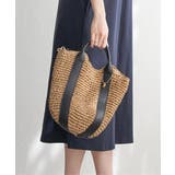 【雑誌InRed6月号掲載】雑材カラー持ち手2WAYバッグ | ikka  | 詳細画像12 